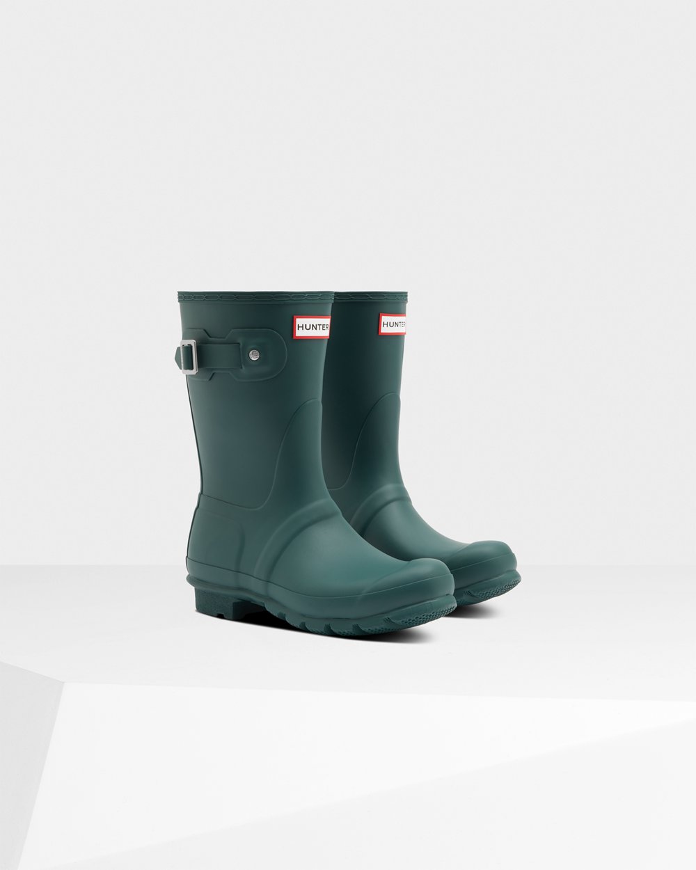 Galochas Curtas Hunter Feminina Verdes - Original - 98MLRXCGD